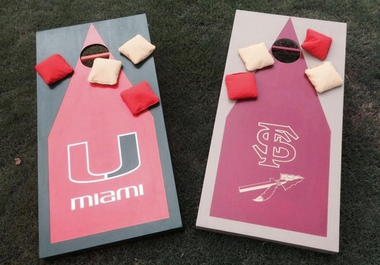 Custom Cornhole Board Set