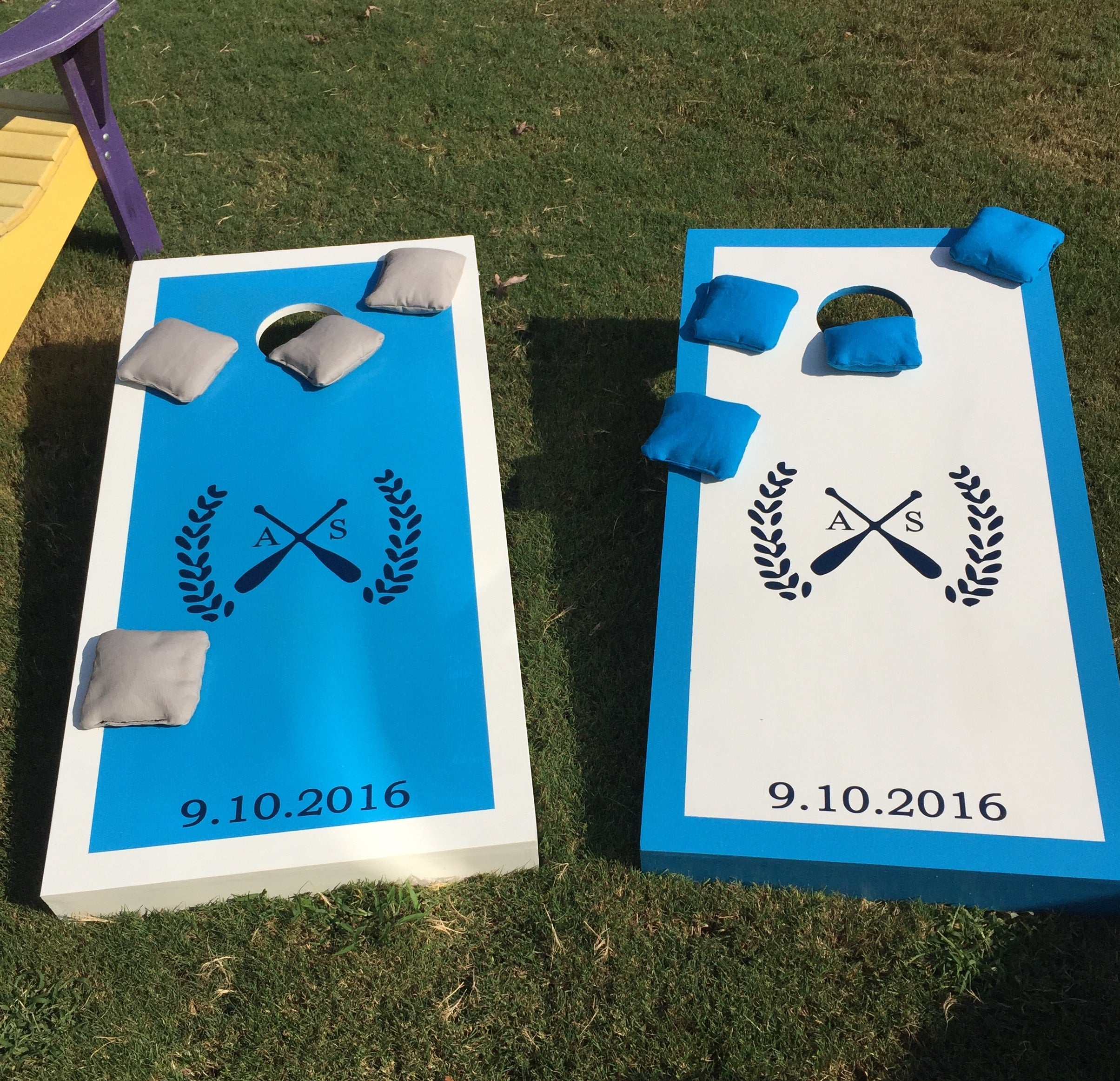 Custom Cornhole Board Set