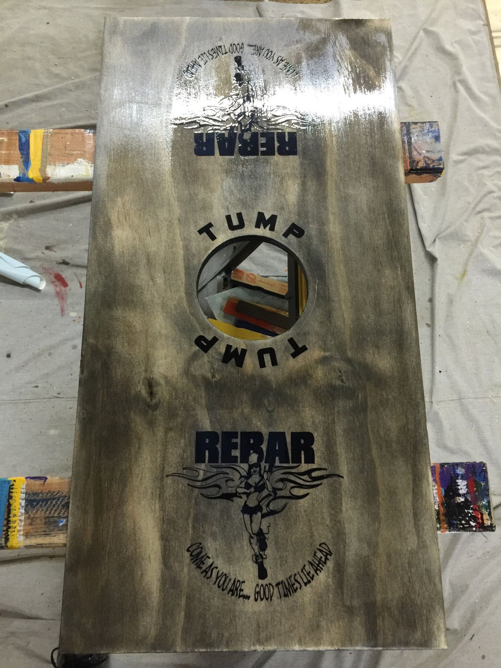 TUMP! - Customized Board w/weather resistant bags